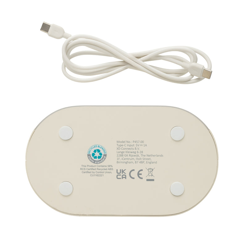 Load image into Gallery viewer, LumaRise RCS reycled plastic white noise alarm clock - Custom Wood Designs LumaRise RCS reycled plastic white noise alarm clock