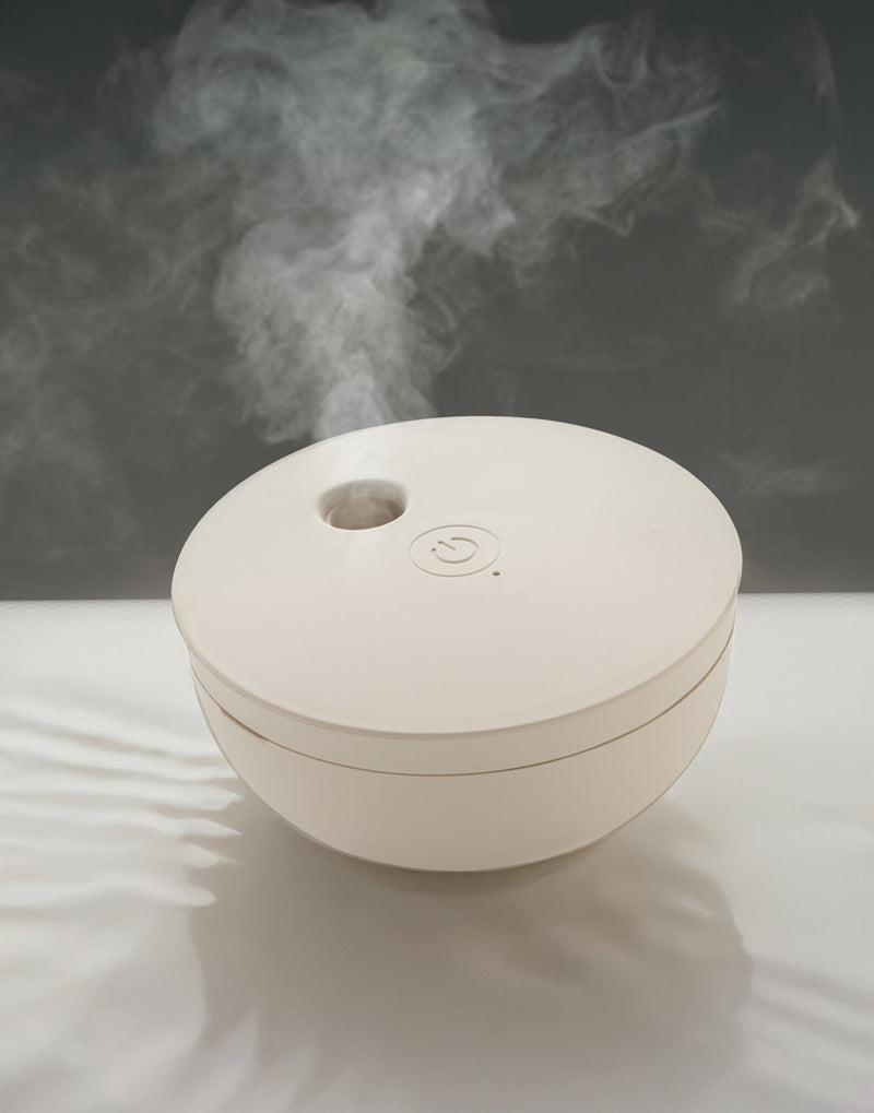 Load image into Gallery viewer, XD Collection Breevia RCS rechargeable floating humidifier for home and living, shown in a sleek, modern design with water mist.