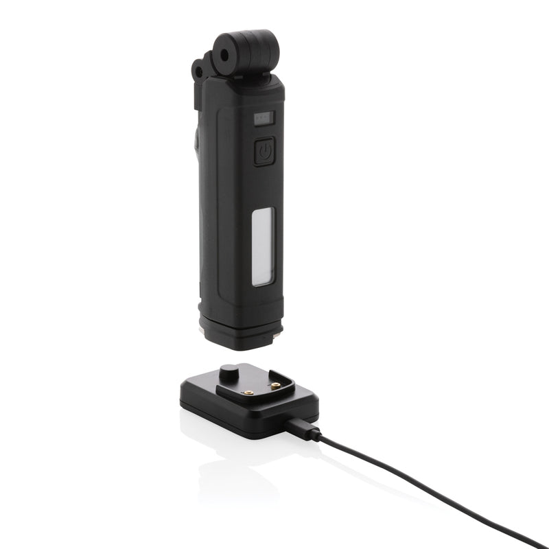 Load image into Gallery viewer, GearX Gear X RCS plastic USB rechargeable worklight with adjustable handle and bright LED illumination for tools and torches.