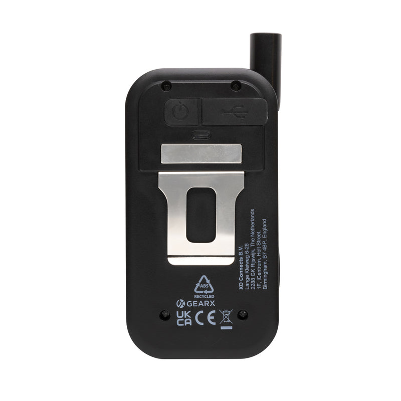 Load image into Gallery viewer, Gear X RCS plastic USB rechargeable worklight with bright LED torch, compact tool for work and outdoor use.
