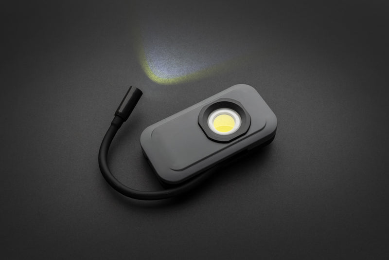 Load image into Gallery viewer, GearX Gear X RCS plastic USB rechargeable worklight with adjustable handle and bright LED illumination for tools and torches.