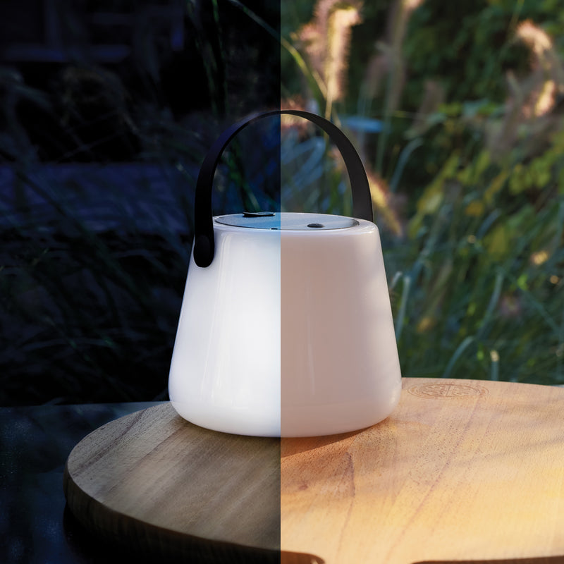Load image into Gallery viewer, SolarGlow RCS recycled ABS USB-rechargeable outdoor light - Custom Wood Designs