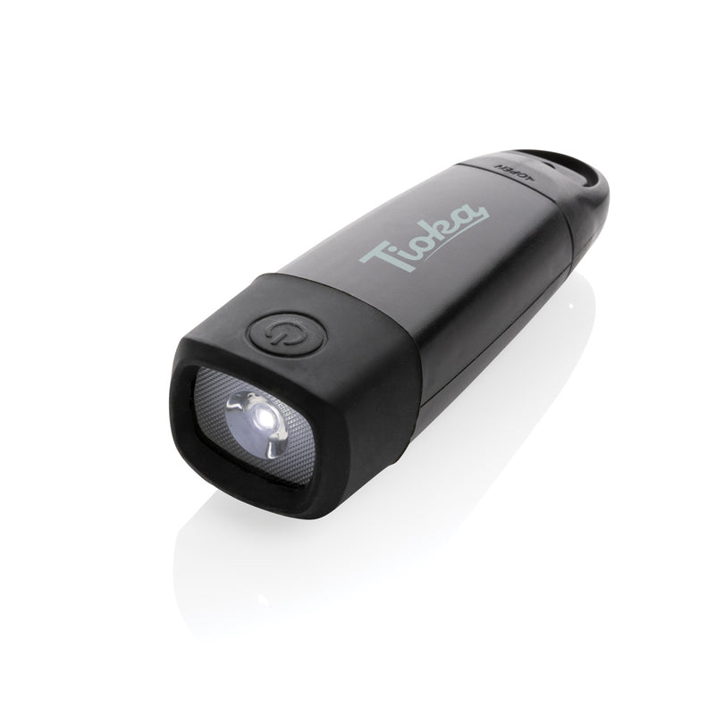 Load image into Gallery viewer, Lightwave RCS rplastic USB-rechargeable torch with crank - Custom Wood Designs