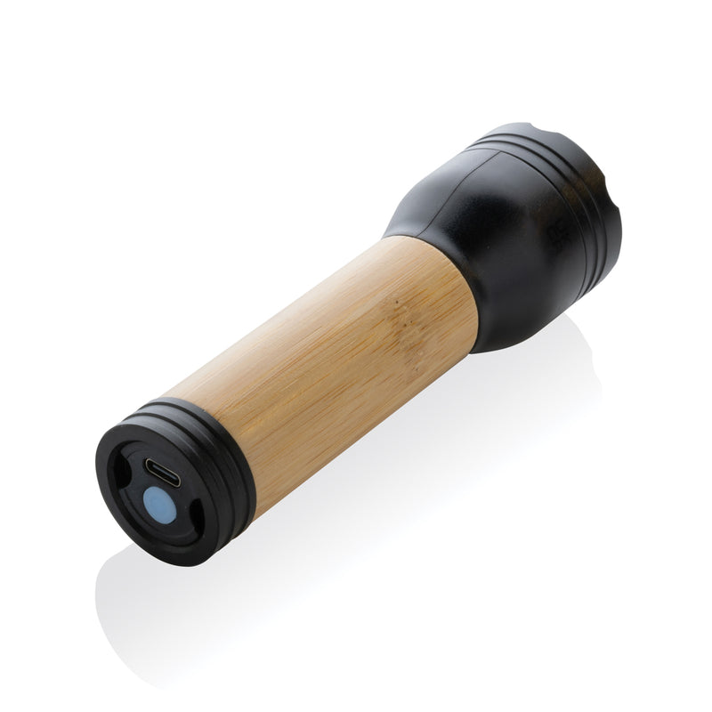 Load image into Gallery viewer, Lucid 3W RCS certified recycled plastic & bamboo torch - Custom Wood Designs