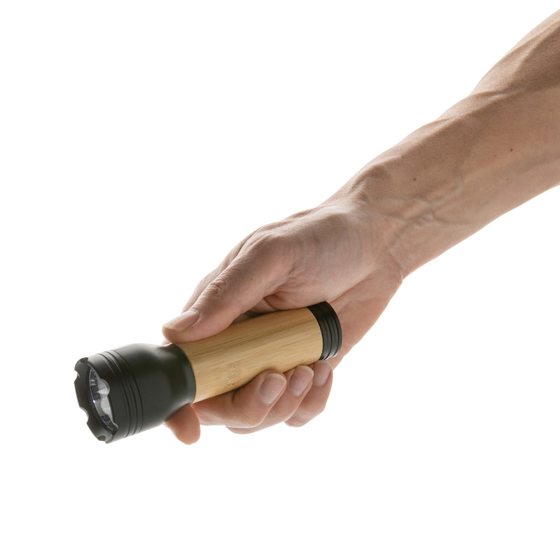 Load image into Gallery viewer, Lucid 3W RCS certified recycled plastic & bamboo torch - Custom Wood Designs