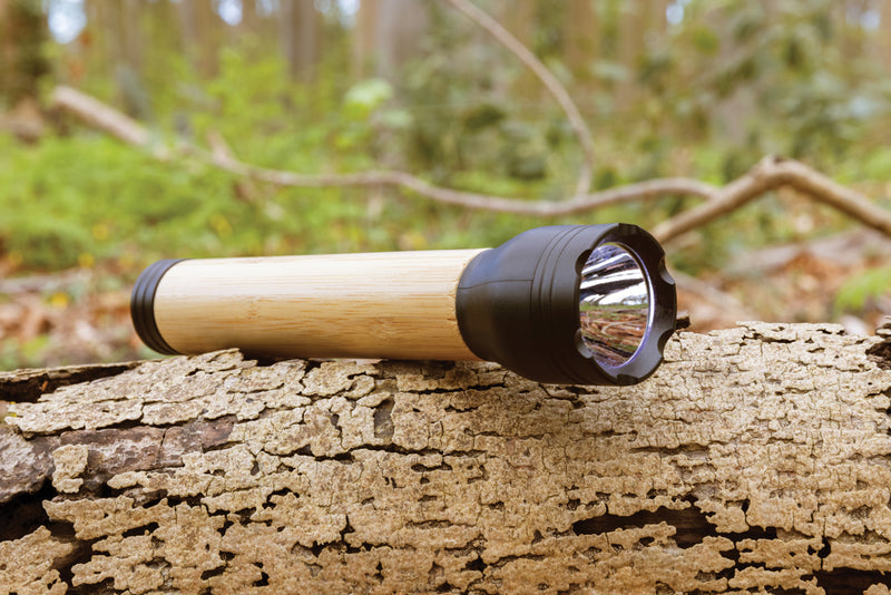 Load image into Gallery viewer, Lucid 5W RCS certified recycled plastic & bamboo torch - Custom Wood Designs