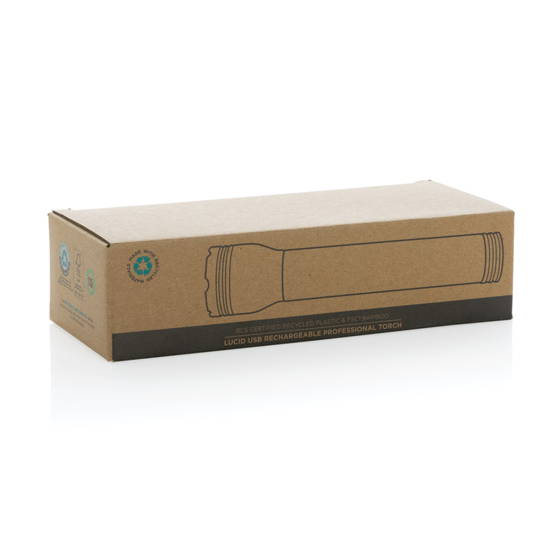 Load image into Gallery viewer, Lucid 5W RCS certified recycled plastic & bamboo torch - Custom Wood Designs