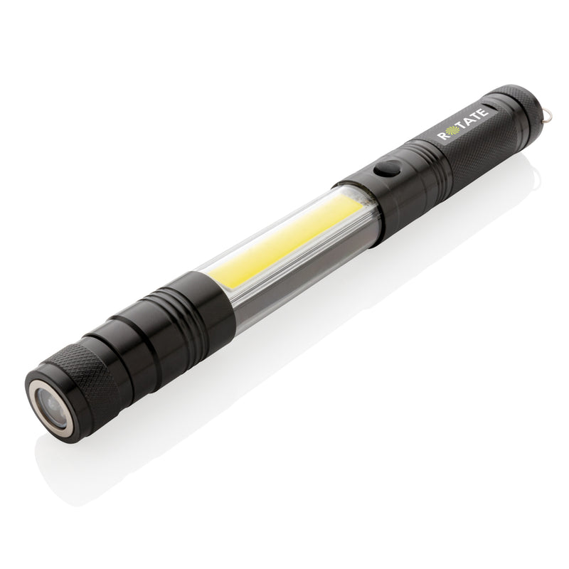 Load image into Gallery viewer, Large telescopic LED work light with COB LED from XD Collection, ideal for tools and torch applications.