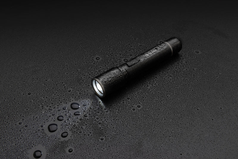 Load image into Gallery viewer, Gear X RCS recycled aluminum USB rechargeable torch, compact tools and torch with bright LED light and durable aluminum body.