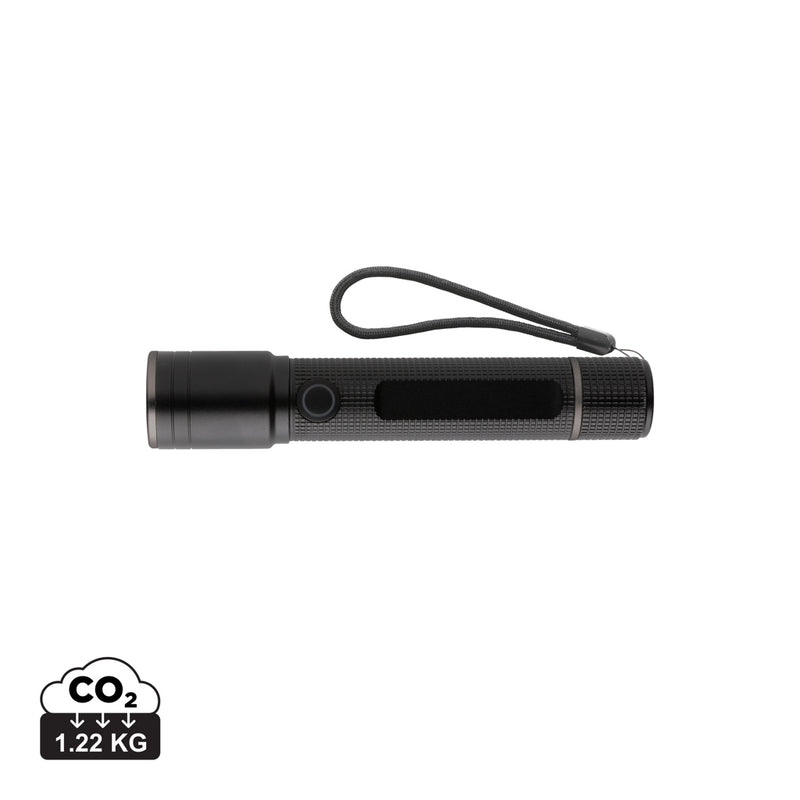 Load image into Gallery viewer, GearX Gear X RCS recycled aluminum USB-rechargeable torch with adjustable beam and compact design for tools and outdoor use.