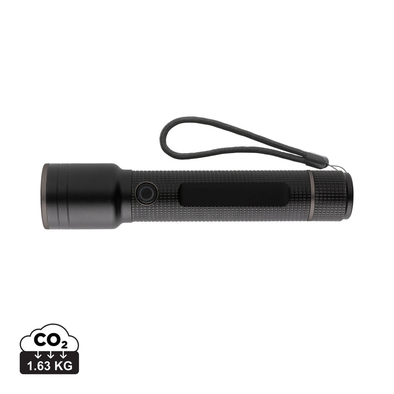 Load image into Gallery viewer, GearX RCS recycled aluminum USB-rechargeable torch, large size, durable handheld tool with bright LED light for outdoor and emergency use.