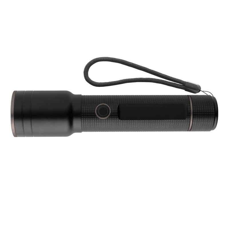 Load image into Gallery viewer, GearX RCS recycled aluminum USB-rechargeable heavy-duty torch with durable construction and bright LED light, ideal for outdoor use.