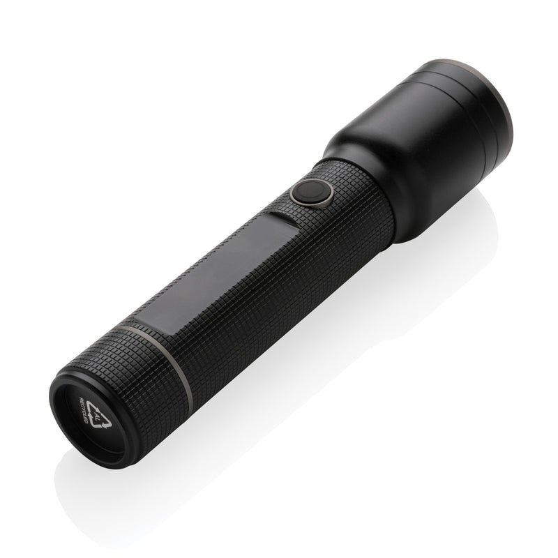 Load image into Gallery viewer, GearX RCS recycled aluminum USB-rechargeable heavy-duty torch with a rugged design and bright LED light for durable illumination.