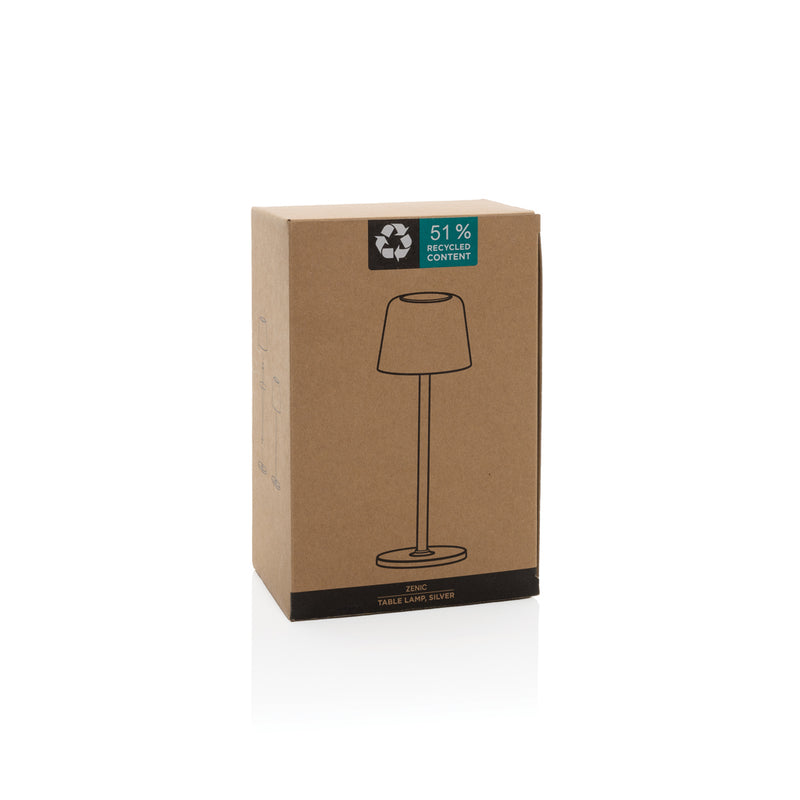 Load image into Gallery viewer, Zenic RCS recycled plastic USB re-chargable table lamp - Custom Wood Designs
