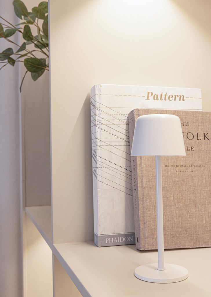 Load image into Gallery viewer, Zenic RCS recycled plastic USB re-chargable table lamp - Custom Wood Designs