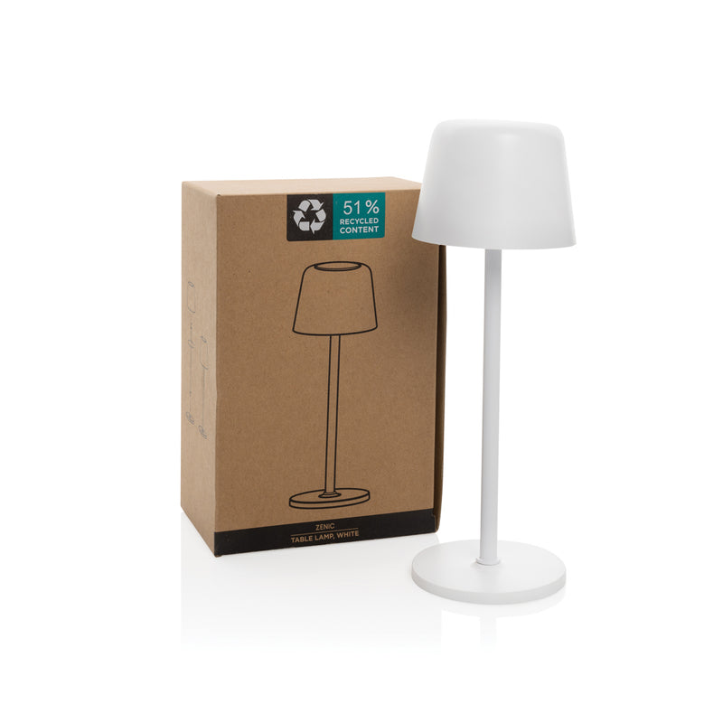 Load image into Gallery viewer, Zenic RCS recycled plastic USB re-chargable table lamp - Custom Wood Designs