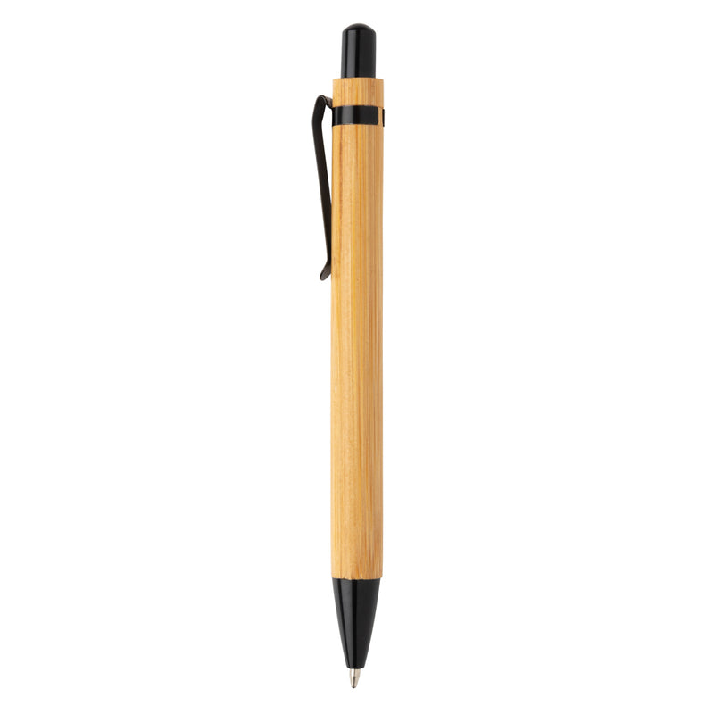 Load image into Gallery viewer, Elegant bamboo pen from XD Collection, a stylish writing instrument with natural bamboo finish and smooth ink flow.