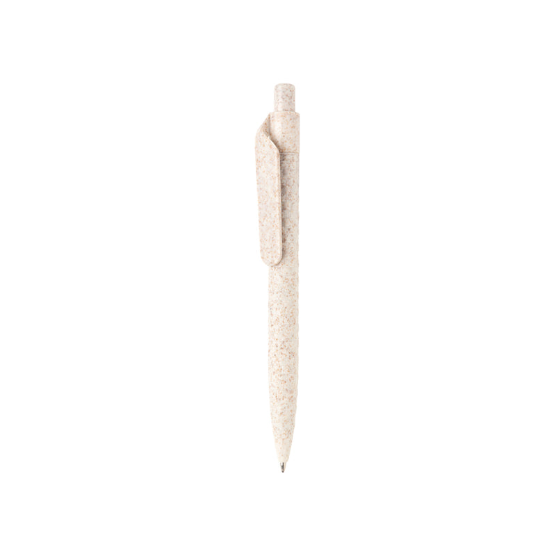 Load image into Gallery viewer, Wheat straw pen from XD Collection, a sustainable writing instrument with a natural wheat straw barrel and black ink tip.