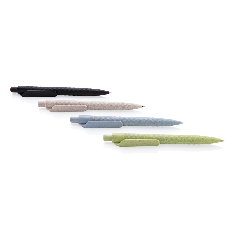Load image into Gallery viewer, Wheat straw pen from XD Collection, a sustainable writing instrument with a natural wheat straw finish and sleek design.