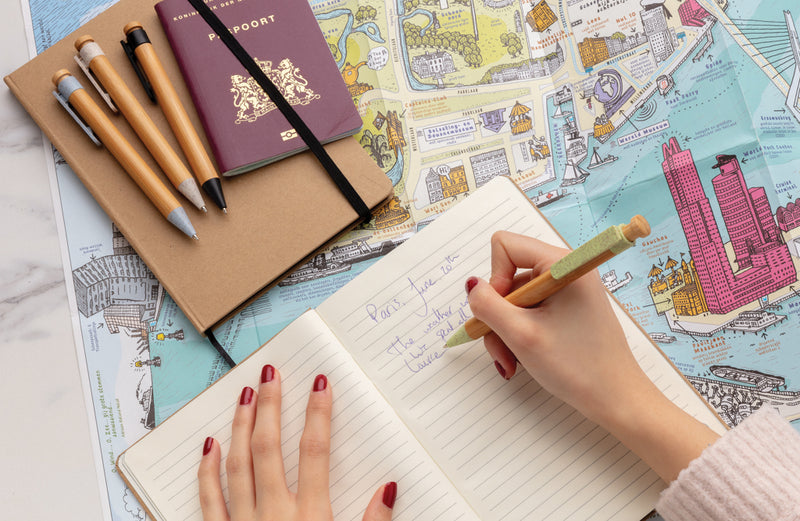 Load image into Gallery viewer, Bamboo pen with wheatstraw clip from XD Collection, a stylish writing instrument featuring eco-friendly materials and natural design