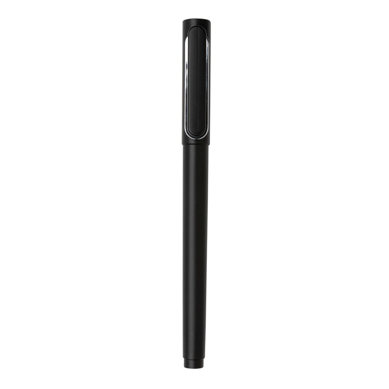Load image into Gallery viewer, XD Collection X6 cap pen with ultra glide ink, showcasing a sleek writing instrument with a blue cap and silver body.