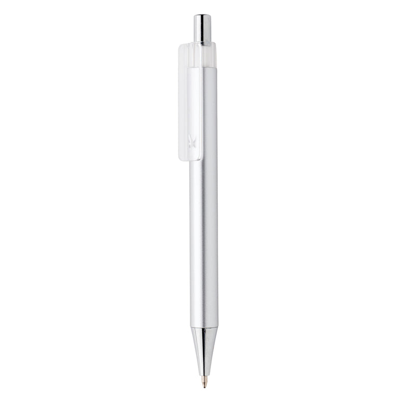 Load image into Gallery viewer, XD Collection X8 metallic pen for writing, featuring a sleek silver finish and smooth ink flow, shown on a white background.