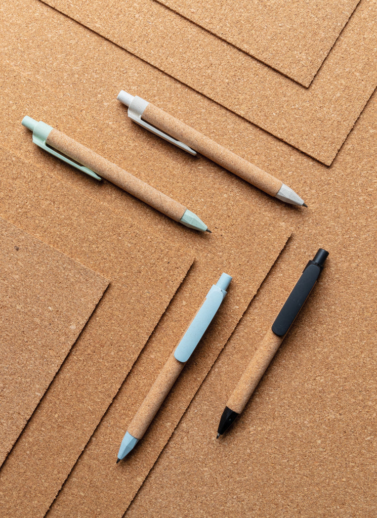 Load image into Gallery viewer, Wheatstraw and cork pen from XD Collection, a natural writing instrument with eco-friendly materials and ergonomic design.