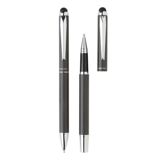 Swiss Peak deluxe pen set in PU pouch - Custom Wood Designs