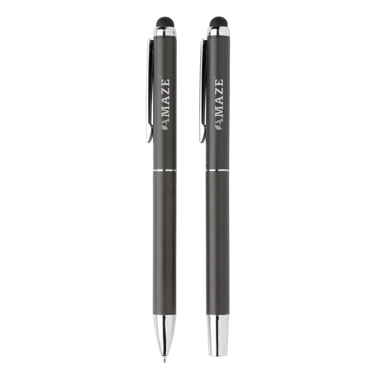 Swiss Peak deluxe pen set in PU pouch - Custom Wood Designs