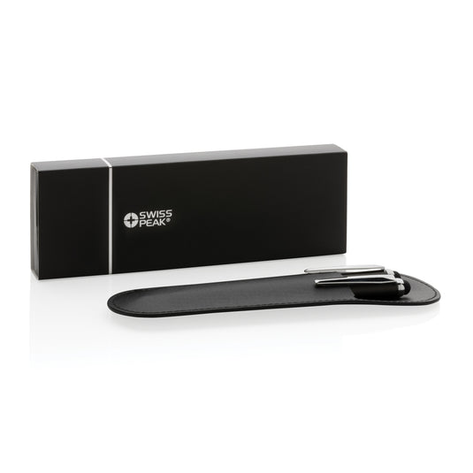 Swiss Peak deluxe pen set in PU pouch - Custom Wood Designs