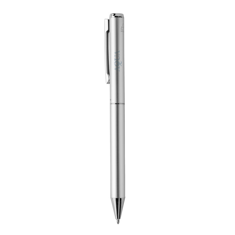 Load image into Gallery viewer, Swiss Peak Cedar RCS certified recycled aluminium pen - Custom Wood Designs