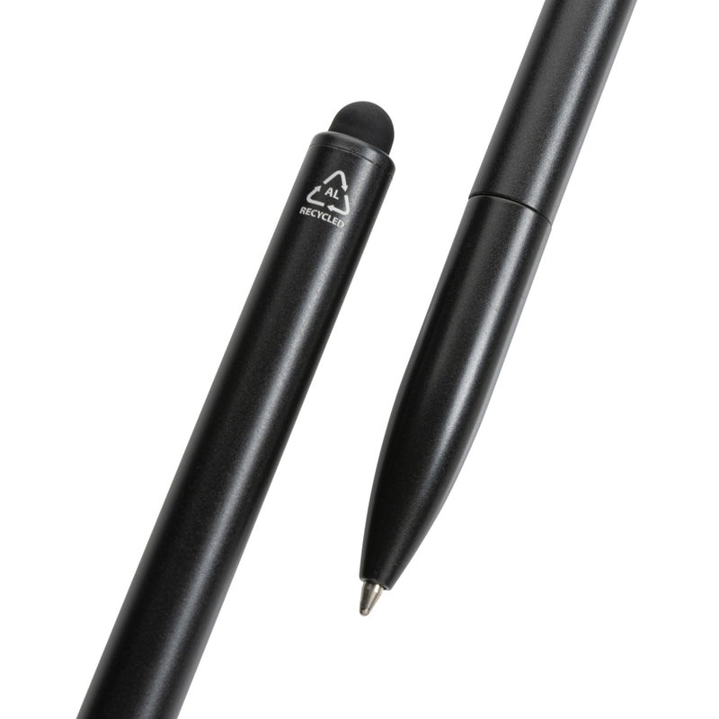 Load image into Gallery viewer, XD Collection Kymi RCS certified recycled aluminum pen with stylus, writing instrument with sleek metallic finish and ergonomic design