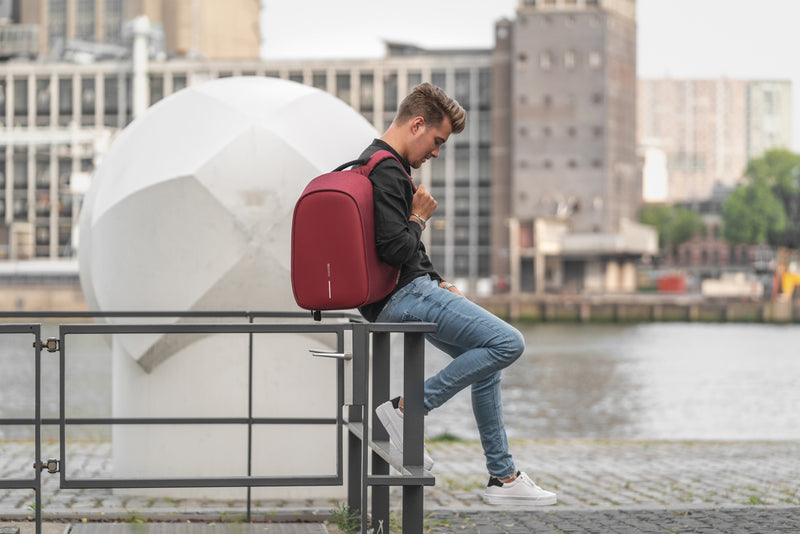 Load image into Gallery viewer, Bobby Hero Regular, Anti-theft backpack - Custom Wood Designs