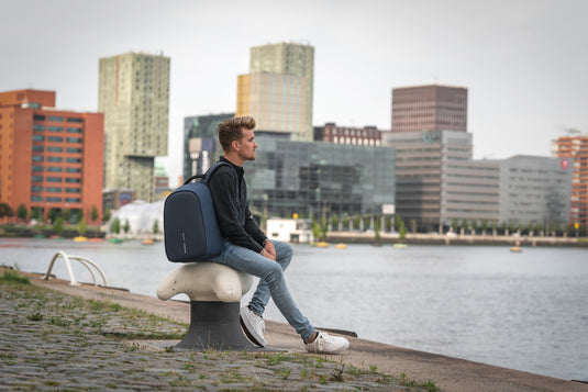 Bobby Hero Regular, Anti-theft backpack - Custom Wood Designs