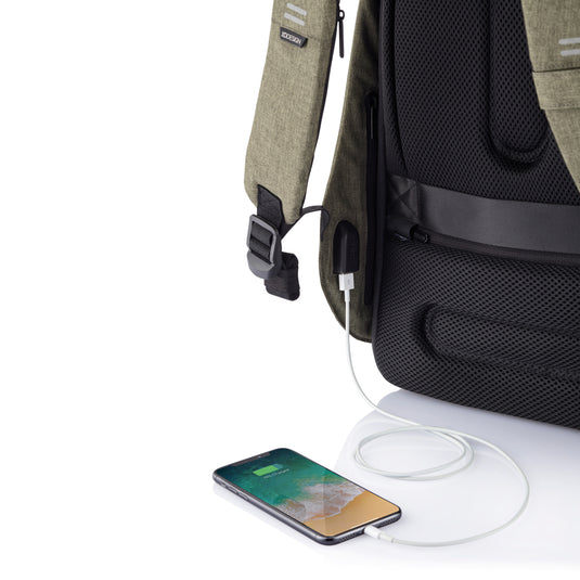 Bobby Hero Regular, Anti-theft backpack - Custom Wood Designs