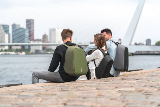 Bobby Hero Regular, Anti-theft backpack - Custom Wood Designs