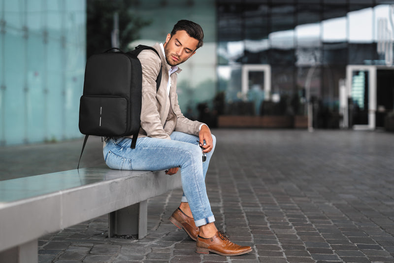 Load image into Gallery viewer, XD Design Flex Gym bag from Bags & Travel category, showing compact black bag with adjustable shoulder strap and multiple compartments.