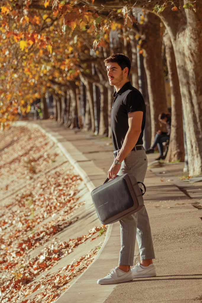 Load image into Gallery viewer, Bobby Bizz 2.0 anti-theft backpack & briefcase - Custom Wood Designs
