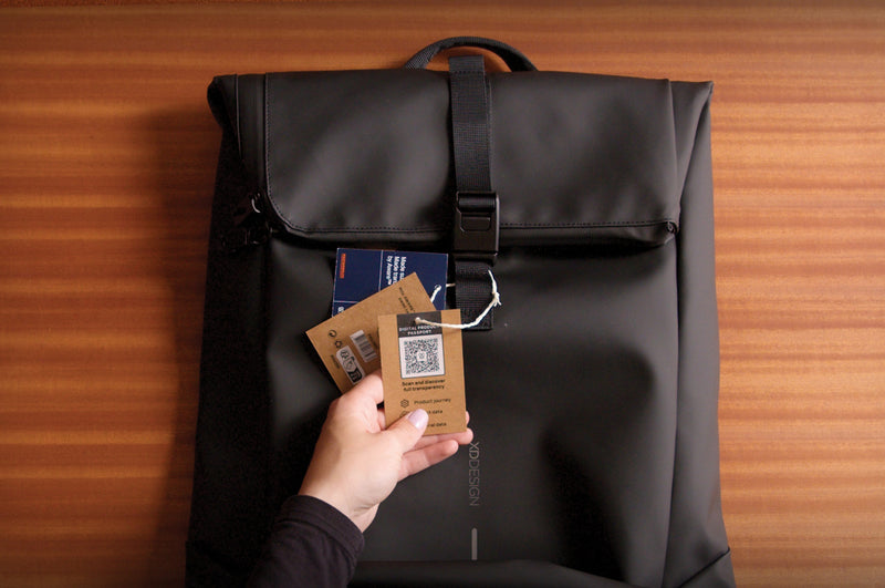 Load image into Gallery viewer, Urban Water Resistant Flap-top Backpack - Custom Wood Designs