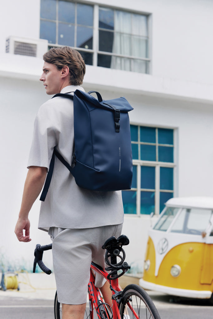 Load image into Gallery viewer, Urban Water Resistant Flap-top Backpack - Custom Wood Designs