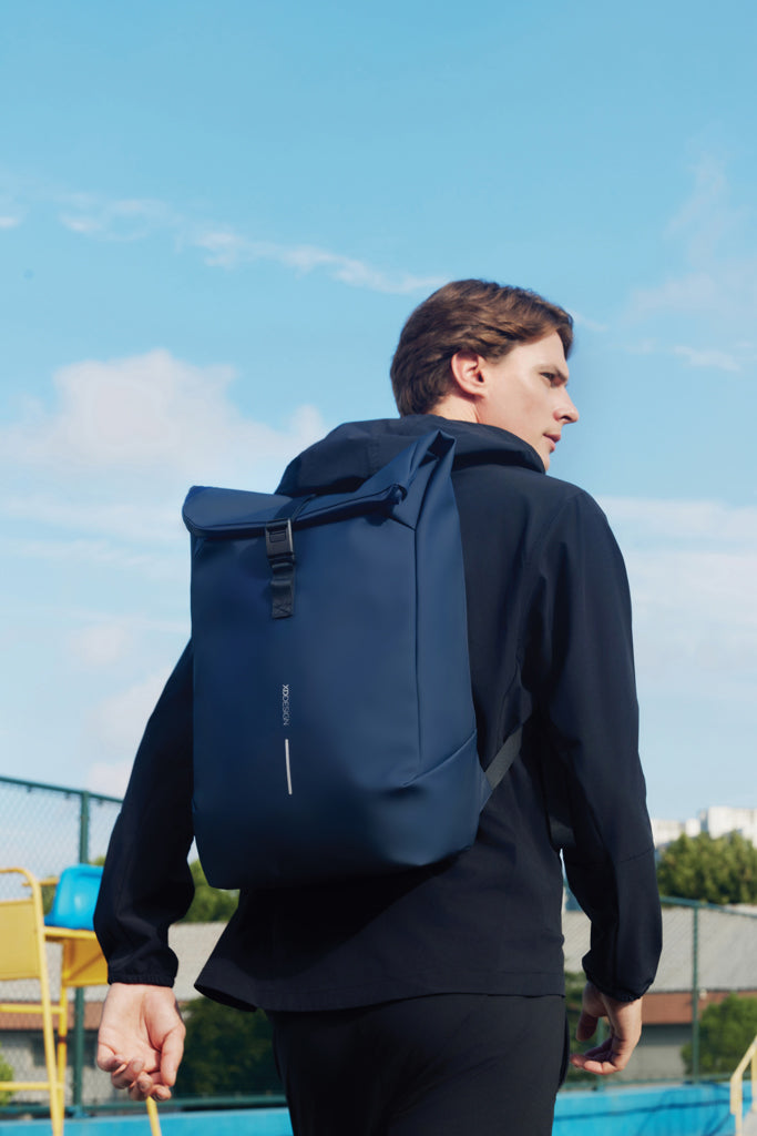 Load image into Gallery viewer, Urban Water Resistant Flap-top Backpack - Custom Wood Designs
