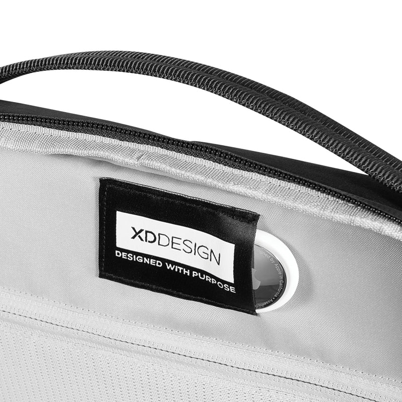 Load image into Gallery viewer, XD Design Bobby Air backpack in black, showing the sleek travel bag with multiple compartments and ergonomic shoulder straps.