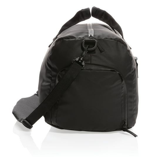 Fashion black weekend bag PVC free - Custom Wood Designs