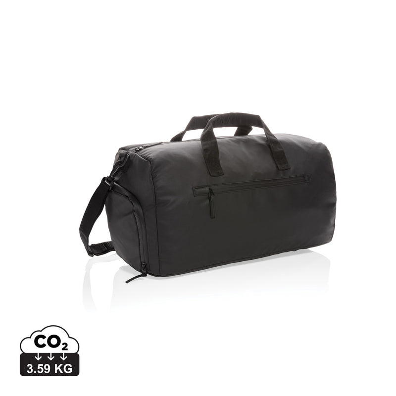 Load image into Gallery viewer, Fashion black weekend bag PVC free - Custom Wood Designs