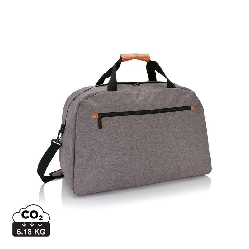 Load image into Gallery viewer, Fashion duo tone travel bag from XD Collection, stylish bags and travel accessory with dual-colored design.