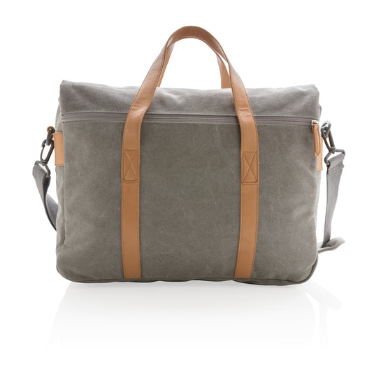 Canvas laptop bag PVC free - Custom Wood Designs