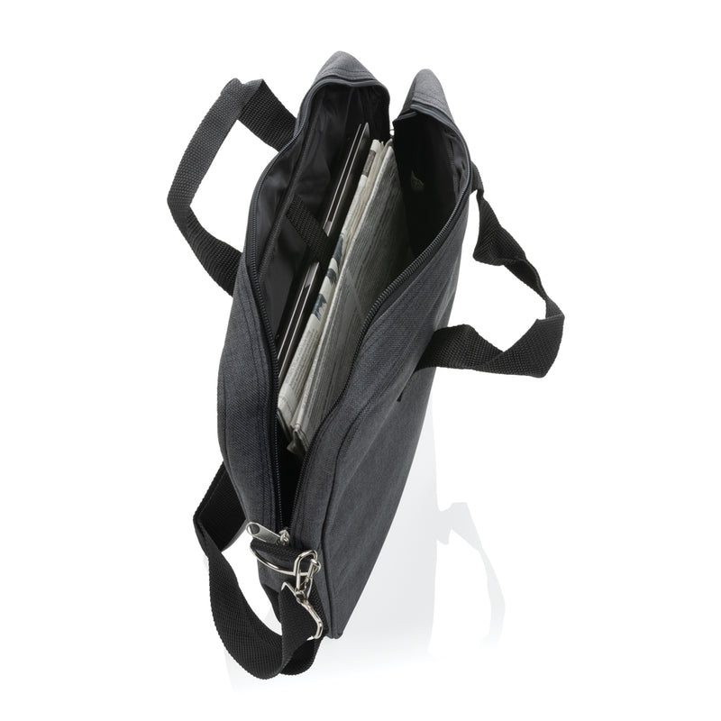 Load image into Gallery viewer, XD Collection Classic 15-inch laptop bag with padded compartments and adjustable shoulder strap, designed for travel and everyday use.