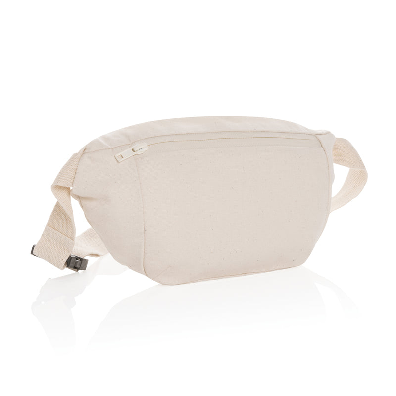 Load image into Gallery viewer, Undyed 285gsm canvas hip bag from XD Collection, stylish and durable travel accessory with adjustable strap and minimalist design.