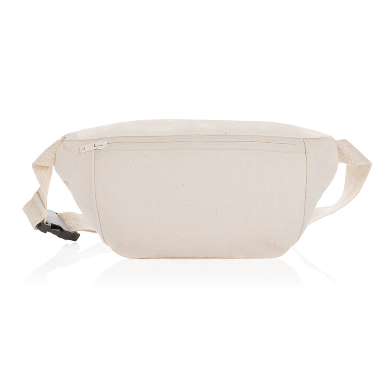 Load image into Gallery viewer, Undyed 285gsm canvas hip bag from XD Collection, stylish and durable travel accessory with adjustable strap and spacious interior.