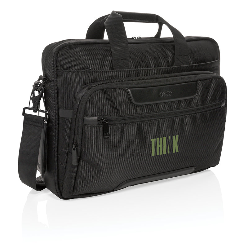 Load image into Gallery viewer, RFID 15.6" Laptop Bag - Custom Wood Designs